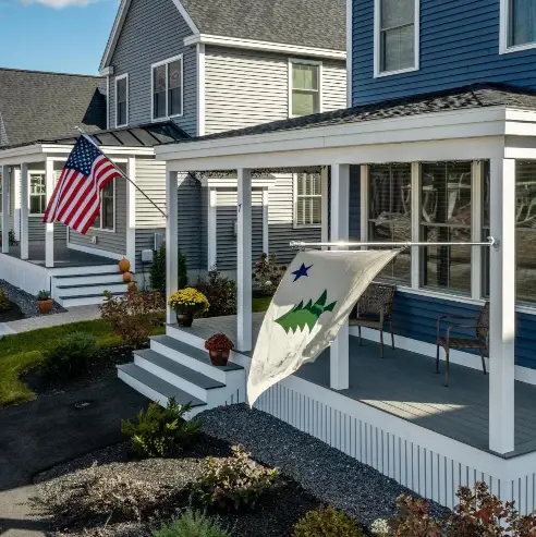 home with porch
